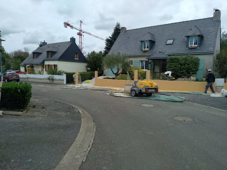 Rénovation de mur de clôture